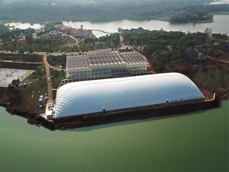 氣膜建筑成為城市新風景